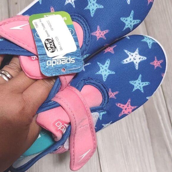 (19-1469)   🔥3/$20🔥  Speedo Toddler Shore Explorer Water Shoes Sz XL (11/12) - Picture 7 of 10